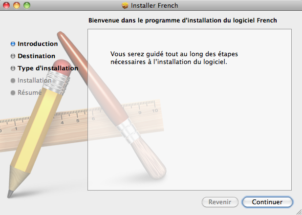 Installer French