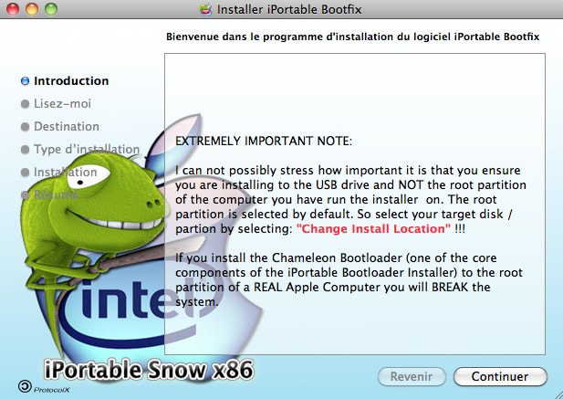 Installer iPortable Bootfix