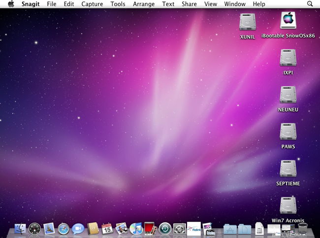 Ecran Bureau iPortable Snow