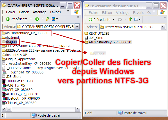 copier coller fichier