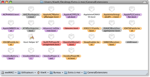 6 Kexts de mon Extra 1000HE perso